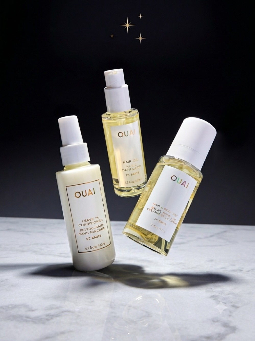 OUAI Saint Barts 3 Piece Season’s Greetings Limited Edition Set New In Box - Picture 6 of 9